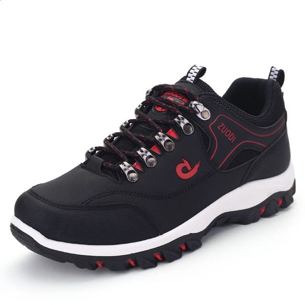 Step Up Your Style: Lightweight Leather Casual Sneakers for Men