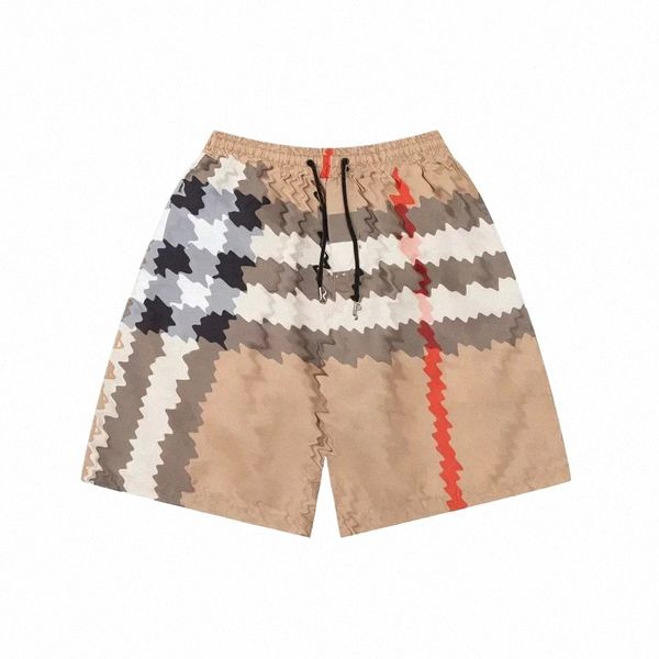 

mens Pants Shorts High Quality Shorts Men Striped Grid Shorts Designer Men Loose Comfortable Fashionable Pattern Woman Unisex Couple z52f#, Orange