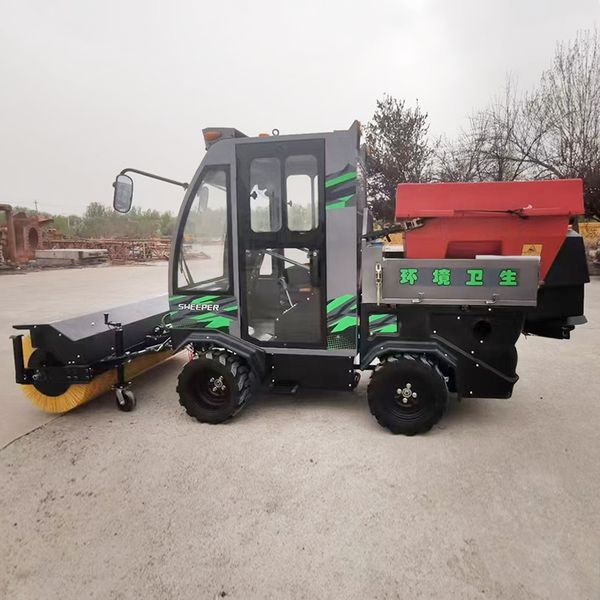 

Heated And AC Cab Crawler Snow Blower - Fully Enclosed Operator Station