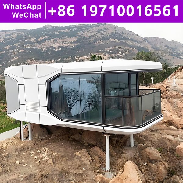 

Prefab Capsule House Prefabricated House Low Cost Hot Sale Chinese Prefabricated Houses Ready to Live in 2 Bedroom Luxury Modern