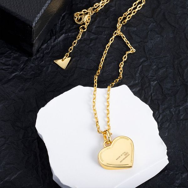 

designer jewelry women necklace silver jewelry Athleisure heart pendant necklace designer necklace for woman silver red heart necklace gifts for mom