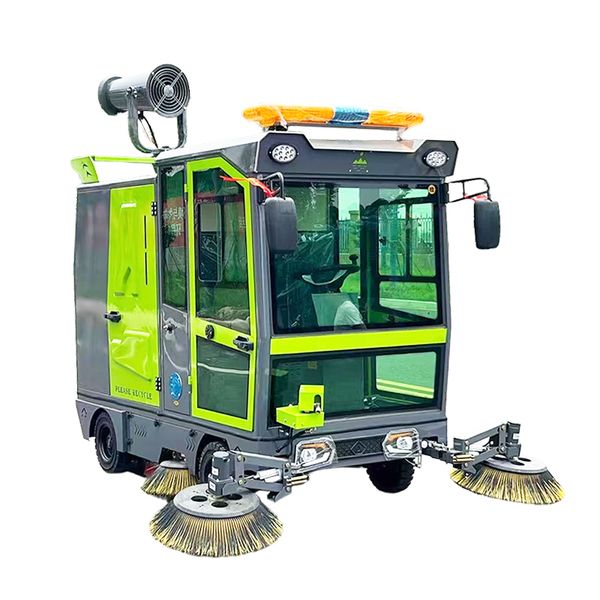 

Front-mounted Broom Sweeper for Excellent Visibility and Cleaning Path