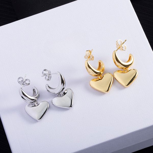 

Gold-Plated Titanium Steel Heart Stud Earrings 2025