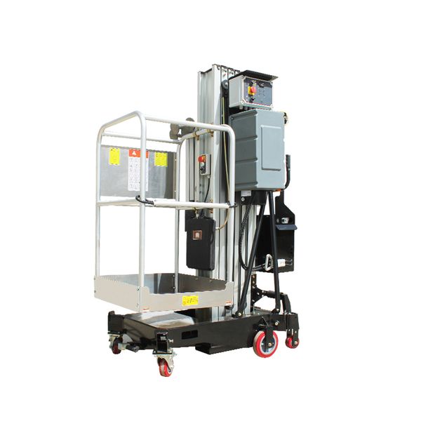 

10m Hydraulic Ladder Lift Mobile Electric Lift Single/double Mast Aluminum Lift Ladder for Sale