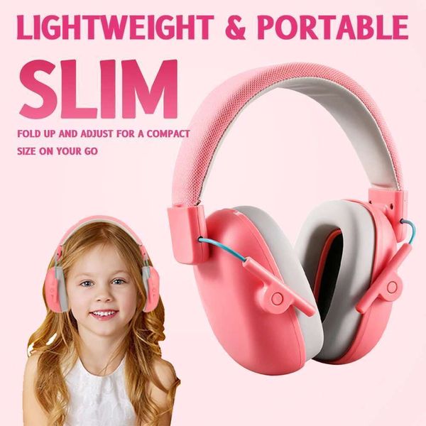 Children Protector Earmuffs Kids 27dB Hearing Protection Soundproof Headphone Safety Reduction Ear Muff Noise Cancellin
