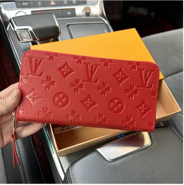 

N60017 Luxury Designer Zippy Long Wallet Women's Zipper Brown womenWallet Mono gram Canvers Leather Check Plaid Wallets Good Qaulity, 25#