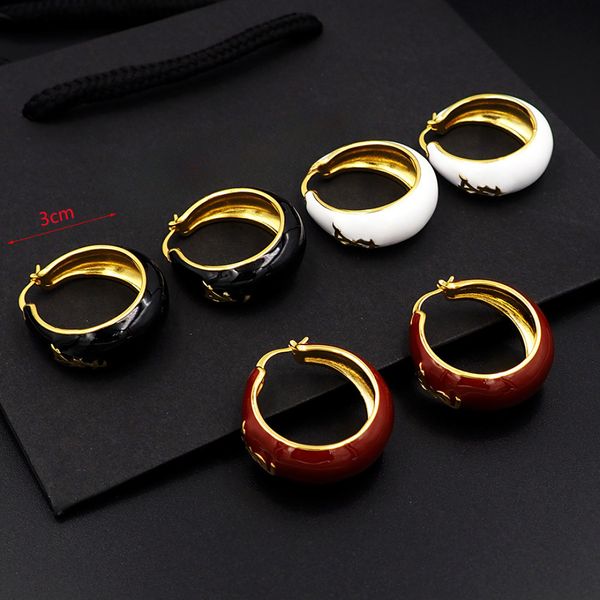 

Circle Letter Earrings: Simple Stylish 2024 Women's Stud Hoops