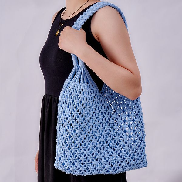 C107 Eco-Friendly Minimalistic Crossbody Backpack by Natural Fiber Trendy Holiday Essential Accessory