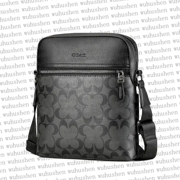 

C Crossbody Luxurys Mens Shoulder Bags PU leather Designers Messenger Bag Famous Trip Postman Classic Handbag Briefcase Bagss Men Leather purse tote bag, 9#