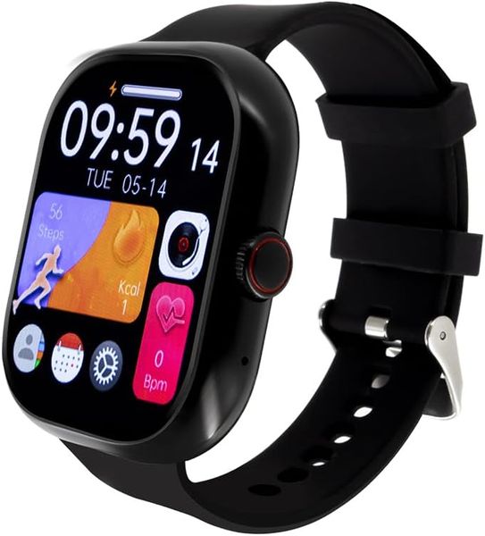 

Smart Watch (Answer/Make Calls) 2.01" Smart Watches for Women 110+Sport Modes Fitness Watch Heart Rate Monitor, Pedometer, Waterproof, Black