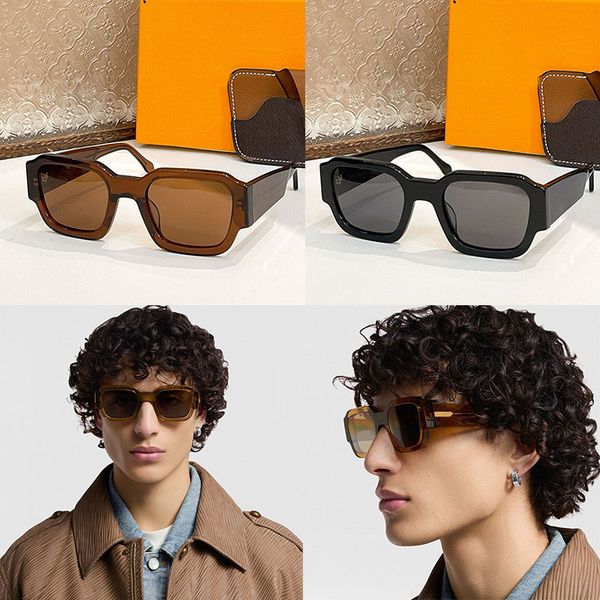 

Classics Large Square Sunglasses 2611E Designer Vintage Tortoiseshell Acetate Frame Modern Mens Womens Popular Rectangular Oversized Style With Box