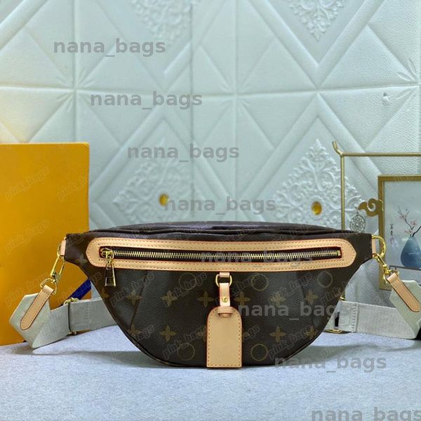 

High Rise Designer Bumbag Mens Crossbody Chestpack Luxurys Designers Belts Bag For Women Fannypack Zipper Bum Bags Cross Body Handbag, Black