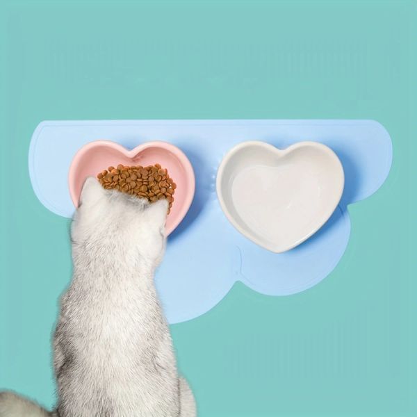 148088 Ceramic cat bowls are beautiful in appearance and available in a variety of cute patterns and colors, making them great home decor