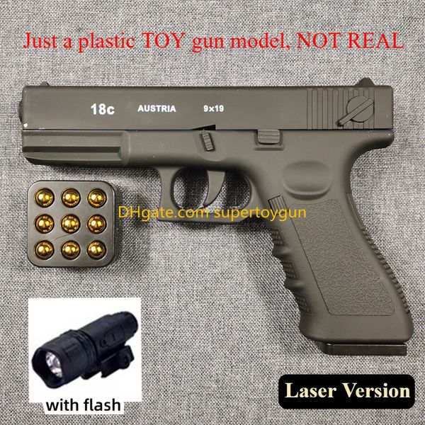 

Colt Automatic Shell Ejection Pistol Laser Version Toy Gun For Adults Kids Outdoor Games