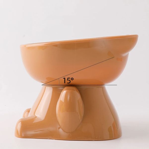 152242 Adopting a unique slow food design, the bowl has a raised obstacle structure to slow down the cat's eating speed, prevent choking and obesity.