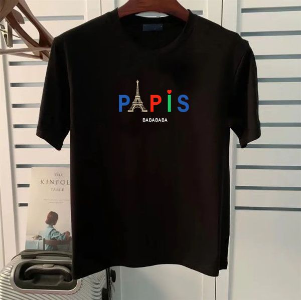 

Designer Fashion Retro Men's T-Shirt Women's T-Shirt Designer Men's Casual Short-Sleeved Street Designer Top Couple Casual Short-Sleeved T-Shirt, White