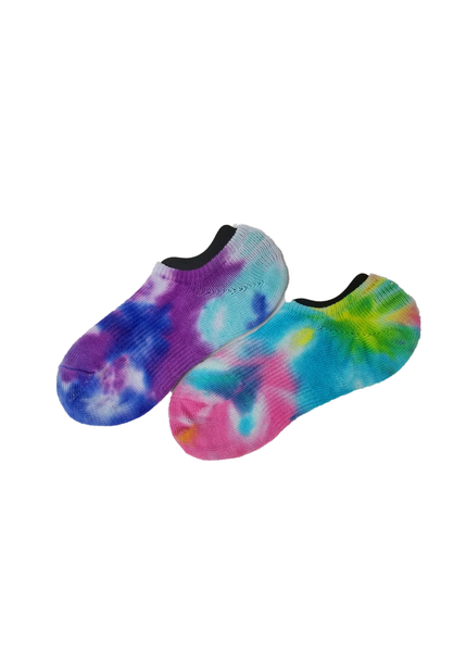 

unisex sporty gradient tie dye socks breathable cotton material comfort fit ideal for outdoor activities, Multi