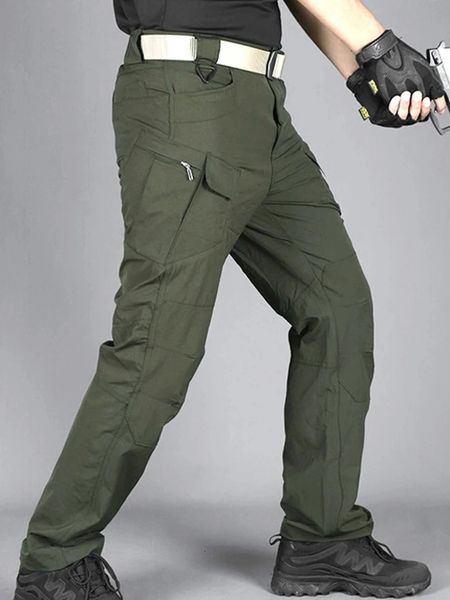 Quick drying pants for mens tactical ultrathin breathable military fan training outdoor work L2687