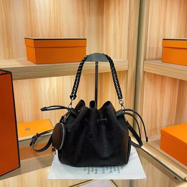 

Crossbody Hollowed-out Toth Men's Wallet Women's Handbag Designer Backpack Bucket Mini Bag, Pink