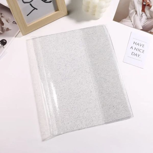1pc A5 Textbook Protection Covers Reusable Book Transparent Waterproof Slipcases Plastic Cover 250207BJ