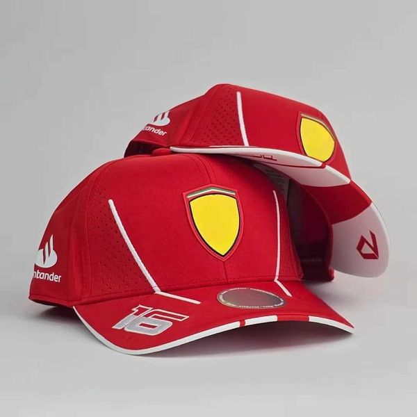 

Ball Caps Scuderia F1 2024 Monaco Charles Leclerc Driver Cap Formula One Carlos Sainz Spain GP Baseball Hat H25210, Black