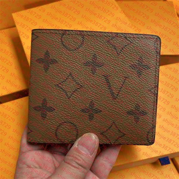 

2025 Men Animal Designers Fashion Short Wallet Leather Black Snake Tiger Bee Women Luxury Purse Card Holders With Gift Box Top Quality