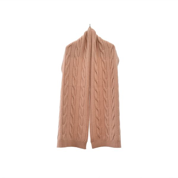 

8012 Cashmere scarf fashionable twist long neck scarf versatile