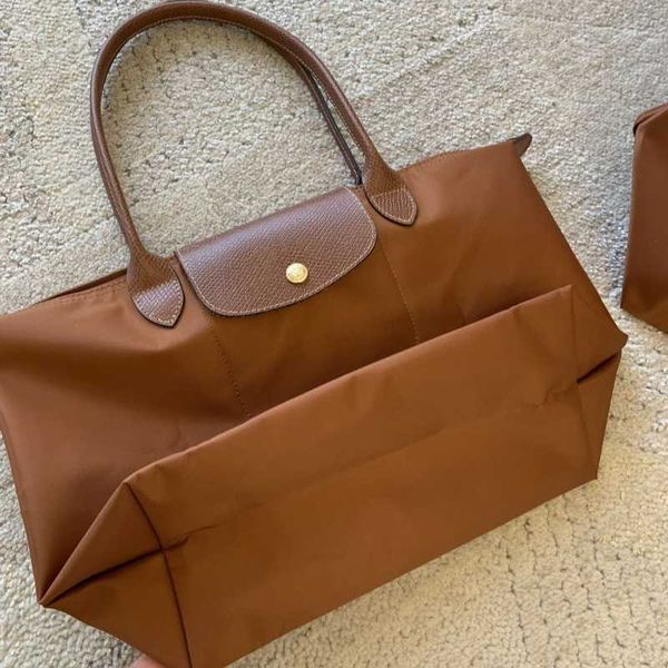 

Hot Selling s Foldable Waterproof bag Oxford Storage Light Weight Designer Women Shoulder Bags longch amp totes large Dumplings Nylon Bag Commuter Capacity