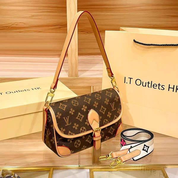

High Quality Designer Women Leather S Diane Satchel Bag Crossbody Shoulder Bags Purses Tote Shopping Handbags Wallets Backpack With Dust Bag 383 423 554, Green