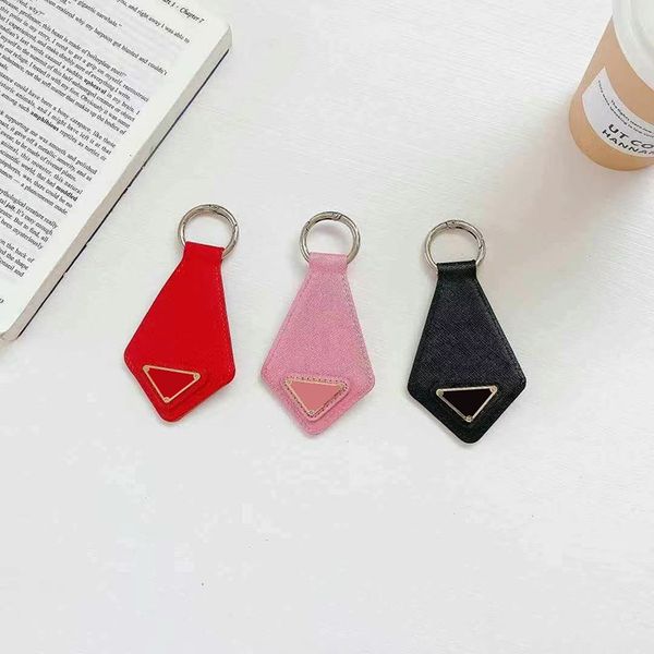 Keychain Designer Tracker Case for AirTag Luxury Leather Key Chains Wireless Bluetooth Air Tag Tracking Protective Cover Key Fob Car Key Ring Anti-lost Keyring Asrt