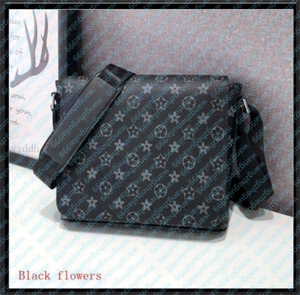 

Mens TOP Handbags Women Men Leather TRIO Messenger Bags designer Handbags Leather Briefcases Shoulder Backpack Sport Male Cross Body Purse Man's bag, T3