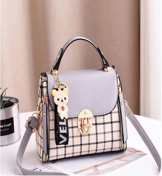 

Fashion Women bag designers bags 2pcs shoulder Handbag Handbags Messenger Bag Credit card holder Coin purses with wallet, Grey