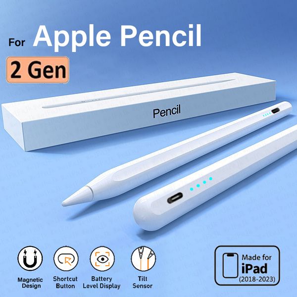 

For Apple Pencil 2nd Generation iPad Pencil 2 1 Stylus Pen For iPad Pro 11 12.9 Air 5 7 8 9 10 th Mini 5 6 2018-2025 Accessories