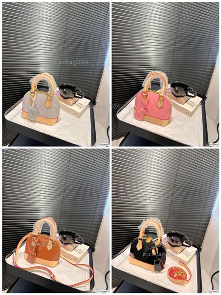 

Designers totes Shell Bag Women designer tote bag classics presbya handbags crossbody epi leather Emed shoulder lock bags Satchels Clutch Purses, Grey