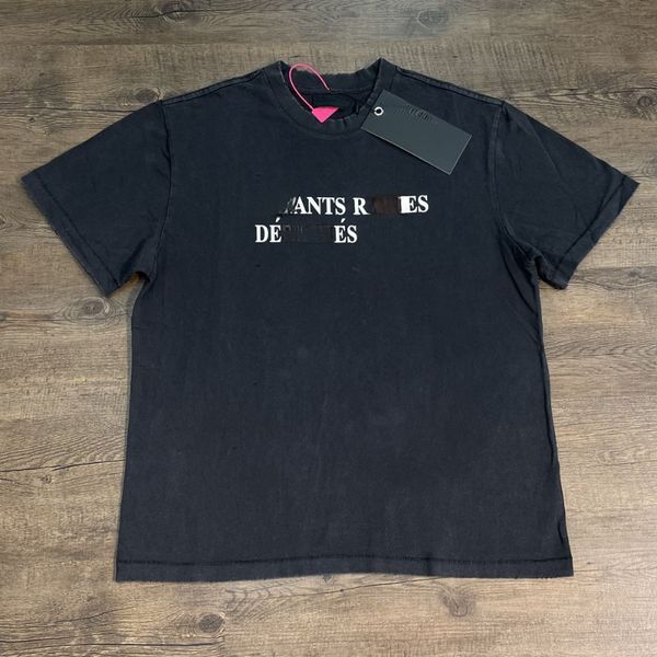 

T Shirt Print Tees Men Women Cotton Casual Short Sleeve For Summer Spring, Black