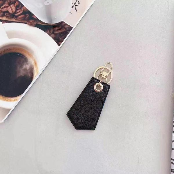 Keychain Designer Tracker Case for AirTag Luxury Leather Key Chain Wireless Bluetooth Tracking Locator Key Fob Car Key Ring Anti-lost Keyring Black Color Big Flower