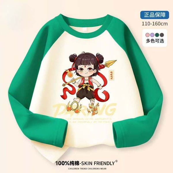 

childrens designer clothes hoodies anime nazha hoodie mens hoodies Haruku Scuffers Women cotton Streetwear Tops Grunge Clothes Gothic Korean asian size 110-160, Purple