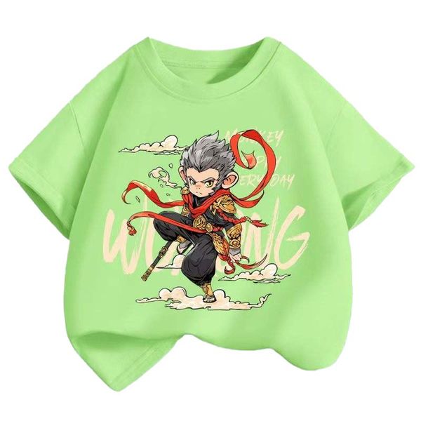 

tshirts childrens wear designer clothes t shirts anime nazha tshirt mens tshirts Haruku Scuffers Womens shirts cotton Streetwear Tops shorts sleeve asian size, Brown