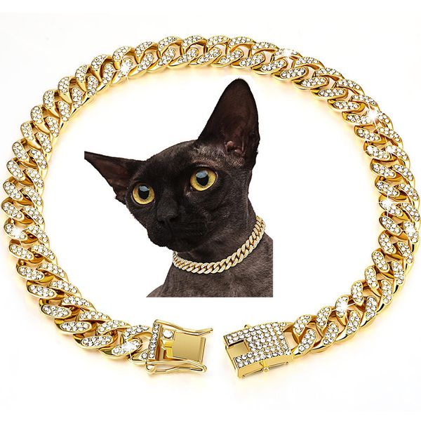 Alloy Rhinestone Dog Collar Dog Necklace Pet Callars Customize personalized pet supplies