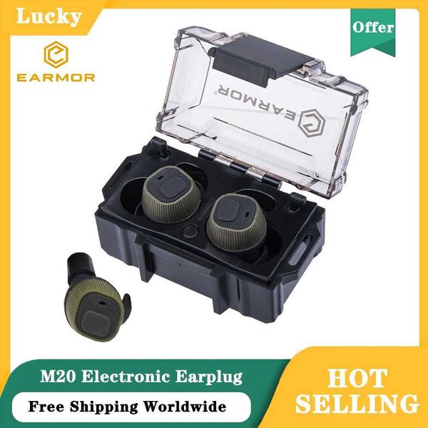 Headphones Earphones EARMOR M20 Electronic Anti-Noise Earplugsfor Manufacturingmaintenance Gun Range Noise Canceling Hearing Protection Headset Z250213