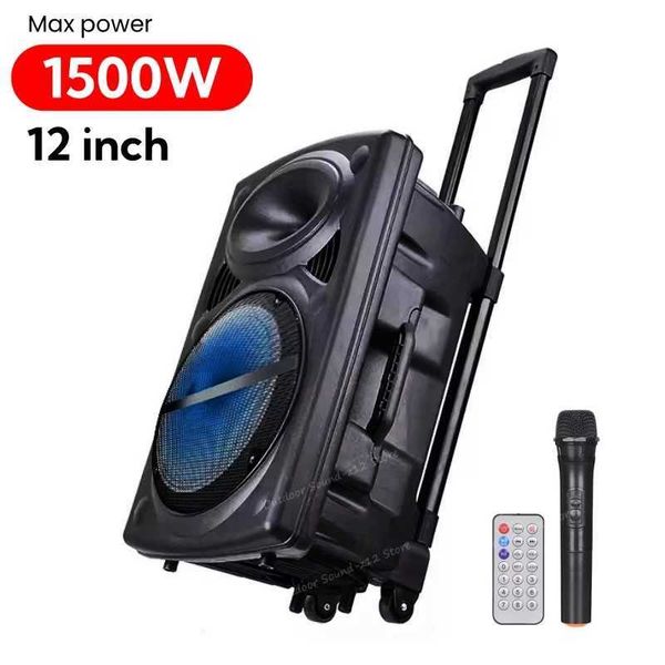 NDR-12 12-inch Square Dance Audio Wireless Lever Speakers Outdoor Portable 1500W High-power Subwoofer Megaphone Z250213