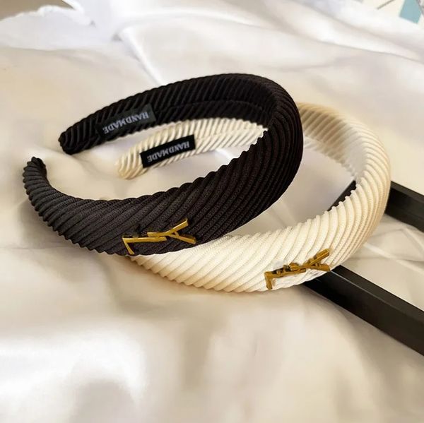 

Headbands Hand Knitting Womens Hair Bands Elastic Letter Headband PU Leather 20style Metal Sports Fitness Headband Head