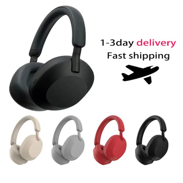 

headphones headphone WH-1000XM5 Wireless Headphones with Mic Phone-Call Bluetooth headset earphones sports bluetooth earphones, Beige