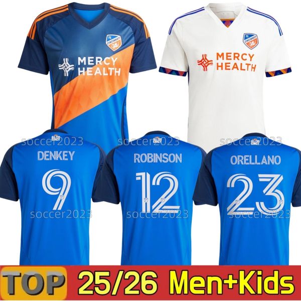 

4XL 25/26 DENKEY Soccer Jerseys Kids Kit Man Major League 2024 2025 Football Shirt Home Blue 2026 ORELLANO White BOUPENDZA ACOSTA ROBINSON MIAZGA BARREAL Goalkeeper, 24 25 away aldult