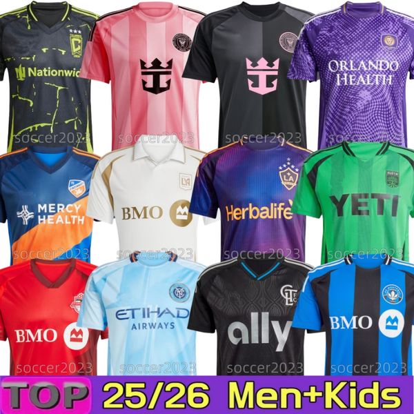 

2025 Columbus Soccer Jerseys H.LOZANO 25 26 LAFC Charlott New York City Portlands Austin kids Kit Seattle Sounders Atlant G.MARTINEZ Unit MARTINEZ Football shirts, Black