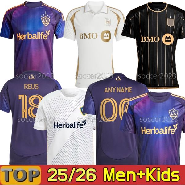 

4XL 2025 2026 LAFC Soccer Jerseys VELA CHIELLINI ACOSTA D.BOUANGA KAYE ROSSI Los Angeles FC LA GALAXY CHICHARITO 25 26 Fan Player Version Men Football Shirts Kids Kits, 25 26 away aldult+patch