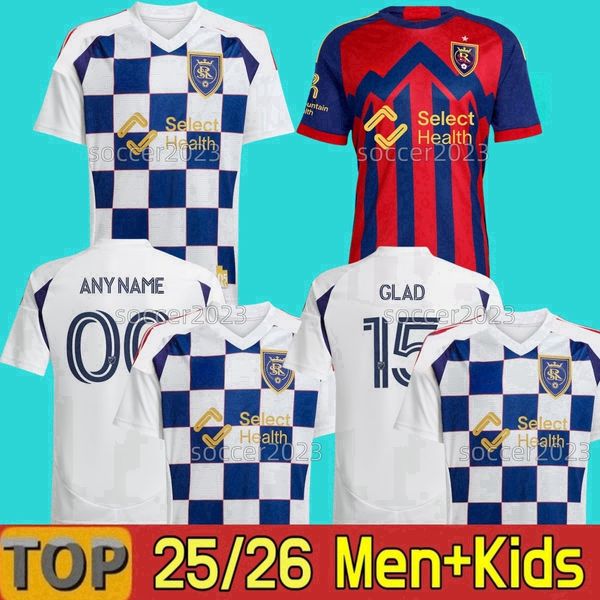 

4XL 2025 2026 Salt Lake Soccer Jerseys City Reals Home Away Yellow Black Football Shirt 2024 2025 Men Uniforms Major League CHICHO GOMEZ GLAD men kids kies, 25 26 away aldult