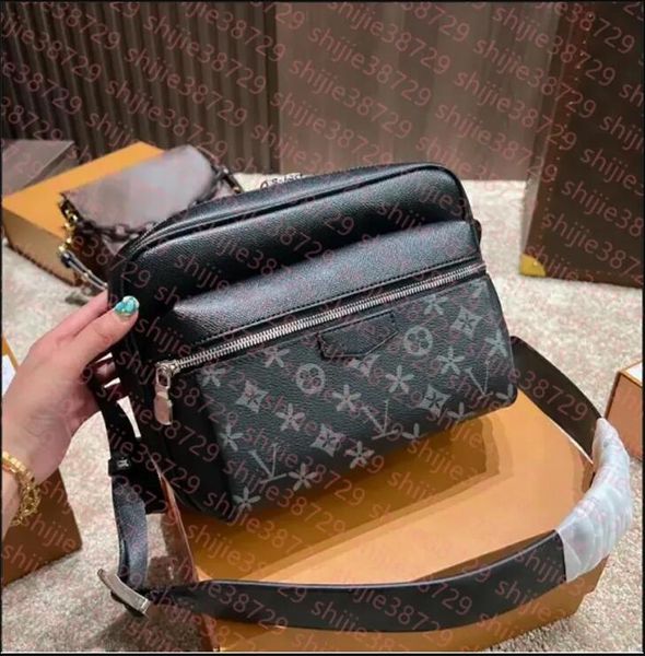

Mens s trio outdoor 10A 2024 Men shoulder bags designer cross body man messenger bag Satchels satchel fashion handbag Composite package backpack, Pewter
