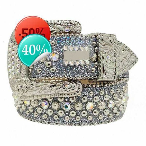 

2022 High quality BB Simon belt luxury diamond inlaid mens and womens belt designer elegant casual hip hop stylelml, Black