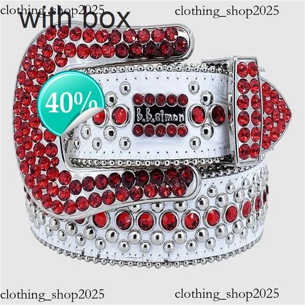 

Designer Bb Belt Simon Belts For Men Women Shiny Diamond Belt Black On Black Blue White Multicolour With Bling Rhinestones As Gift 0e3ml
